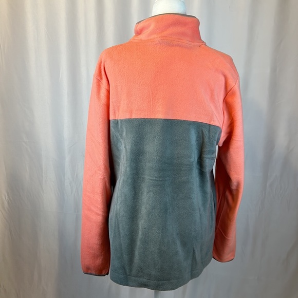 NWT - SIMPLY SOUTHERN CORAL GREY FLEECE LONG SLEEVE PULLOVER JACKET, SIZE L. - Picture 4 of 8